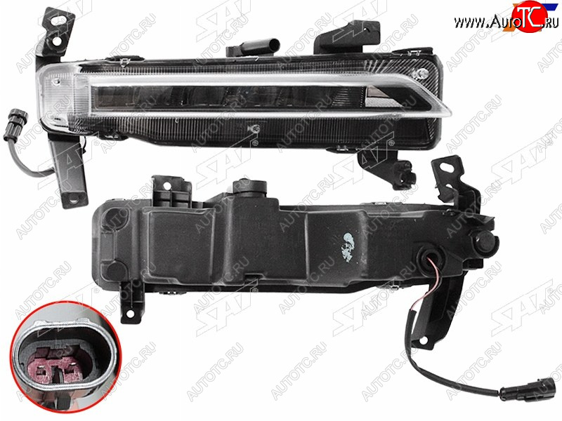 3 199 р. Ходовые огни Chery Tiggo 8 Pro 21-  Tiggo 8 Pro Max 22-24 (Слева) SAT ST-327-CHTG8PROL  с доставкой в г. Керчь
