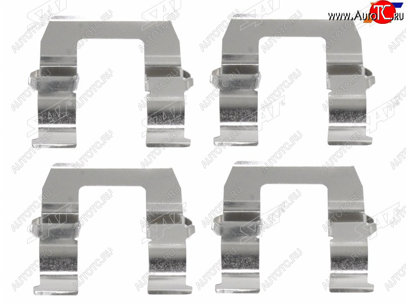 137 р. Комплект монтажный тормозных колодок FR MITSUBISHI AIRTREKOUTLANDERCOLTLANCERGALANTPAJERO SAT ST-349-0023  с доставкой в г. Керчь
