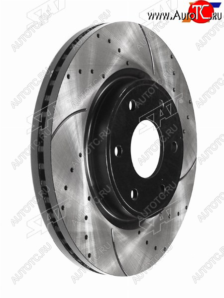 15 599 р. Диски тормозные передние перфорированный Ø358mm SAT Nissan Patrol 6 Y62 рестайлинг (2014-2017)  с доставкой в г. Керчь