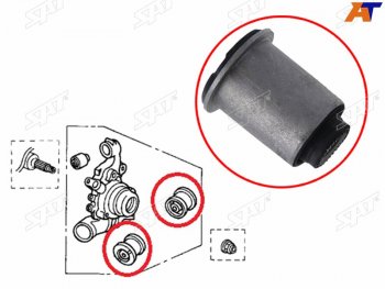 Сайлентблок Toyota Allion (T240,T260) 01-21  Corolla (E120) 00-07  Corolla Fielder (E120,E140) 00- SAT ST-42304-63010