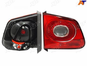 Левый фонарь (внутренний) SAT Volkswagen Tiguan  NF (2006-2011) дорестайлинг