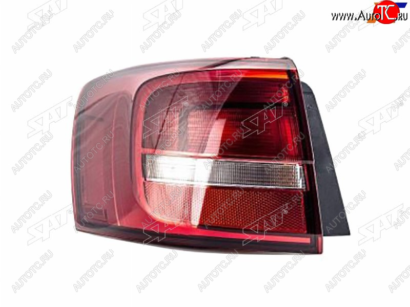4 799 р. Фонарь задний левый SAT Volkswagen Jetta A6 седан рестайлинг (2015-2018)  с доставкой в г. Керчь