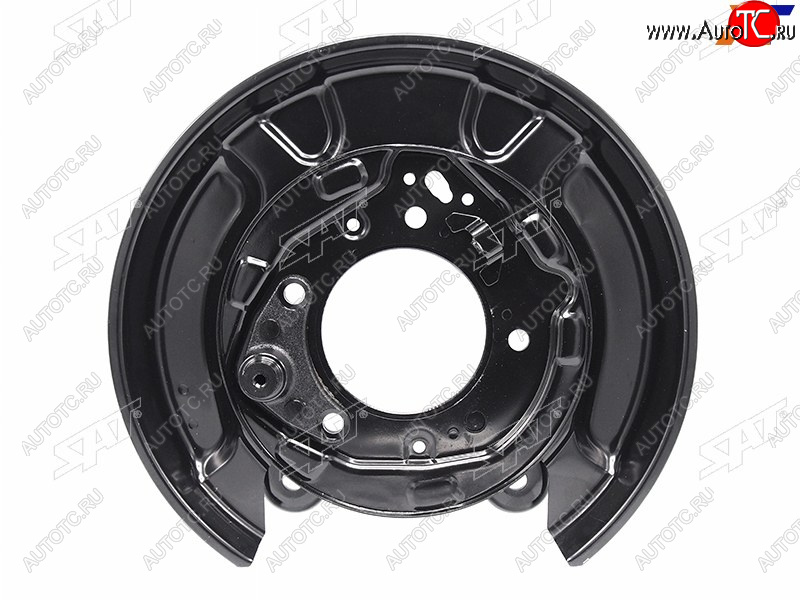 4 649 р. Щиток тормозного диска зад TOYOTA LAND CRUISER PRADO 120150 правый SAT ST-46503-60131  с доставкой в г. Керчь