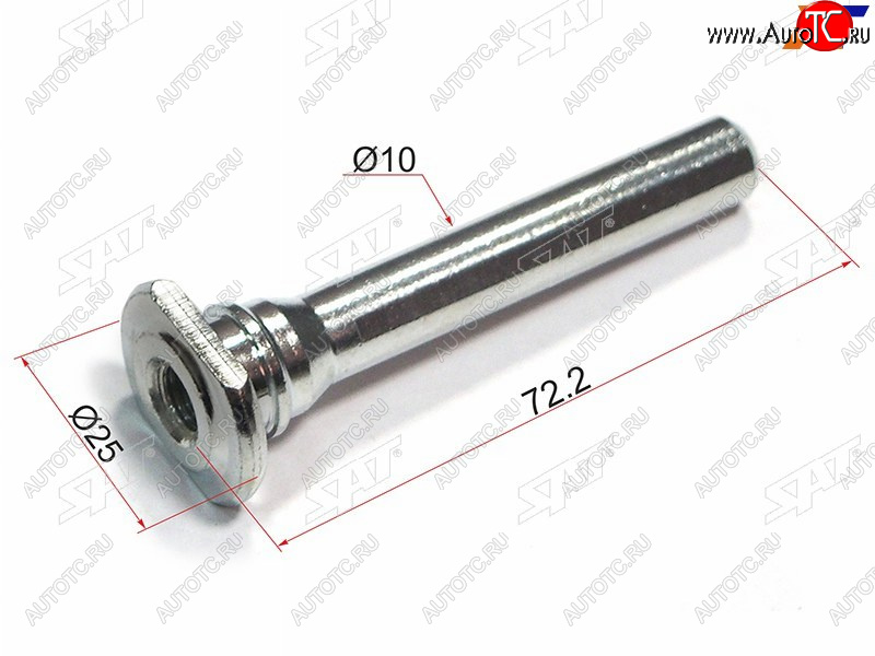 104 р. Направляющая суппорта FR TOYOTA HARRIER MCU1#, NADIA  SXN1#, CAMRY SXV25 (№2) SAT ST-47715-48020  с доставкой в г. Керчь