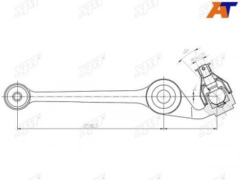 Рычаг FR нижний TOYOTA DUETDAIHATSU STORIAYRV 98- RH SAT ST-48068-97401
