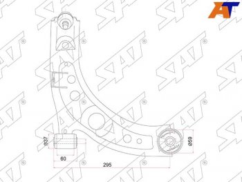 Рычаг нижний TOYOTA PASSO 04- RH SAT ST-48068-B1080