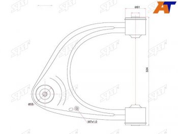 Рычаг FR верхний с шаров. TOYOTA TUNDRASEQUOIA 07- RH                                               SAT ST-48610-0C011