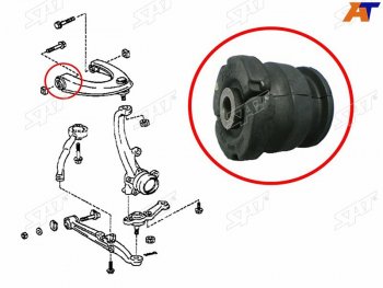 Сайлентблок Toyota Crown 95-07  Mark II (X90,X100,X110) 92-04  Lexus IS 98-05  Toyota Altezza 98- SAT ST-48632-30100