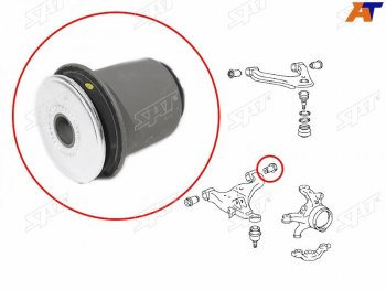 459 р. Сайлентблок Toyota Hilux Pick Up 04-20  Land Cruiser Prado (J120) 02-09  Noah 01-07  Voxy 01-07 SAT ST-48655-0K010  с доставкой в г. Керчь. Увеличить фотографию 1