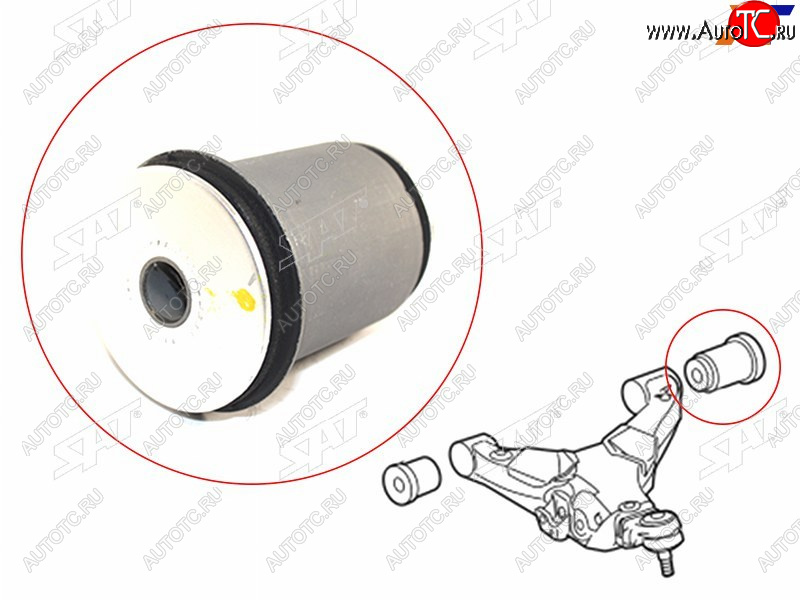 1 359 р. Сайлентблок Toyota Land Cruiser (J200) 07-21  Lexus LX 07-23  Toyota Sequoia 07-17  Tundra 06-22 SAT ST-48655-60040  с доставкой в г. Керчь