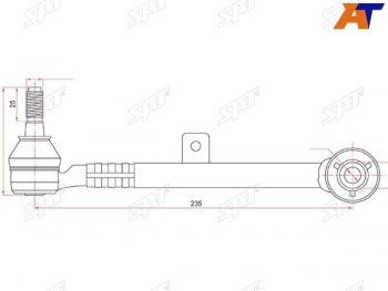 Тяга задняя поперечная TOYOTA ARISTOBREVISCROWNMARK2PROGRESVEROSSALEXUS GSSC300400 97- SAT ST-48705-30080