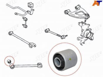 Сайлентблок Toyota Crown 95-01  Mark II (X90,X100) 92-00  Cresta (X90,X100) 92-01 (Зад) SAT ST-48725-22150