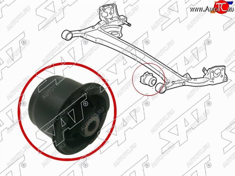 849 р. Сайлентблок Toyota Corolla (E180) 12-19  Corolla Fielder (E160) 12-  Prius (ZVW30,ZVW50) 09-23  R SAT ST-48725-52060  с доставкой в г. Керчь