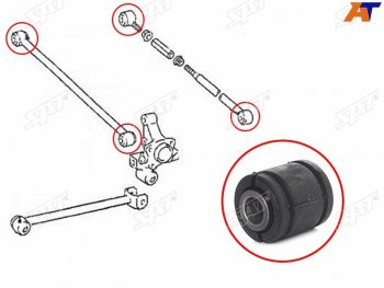 Сайлентблок Toyota Caldina (T190) 92-02  Carina (T190) 92-96  Carina E 92-98  Corona (T190) 92-96 SAT ST-48730-20160B