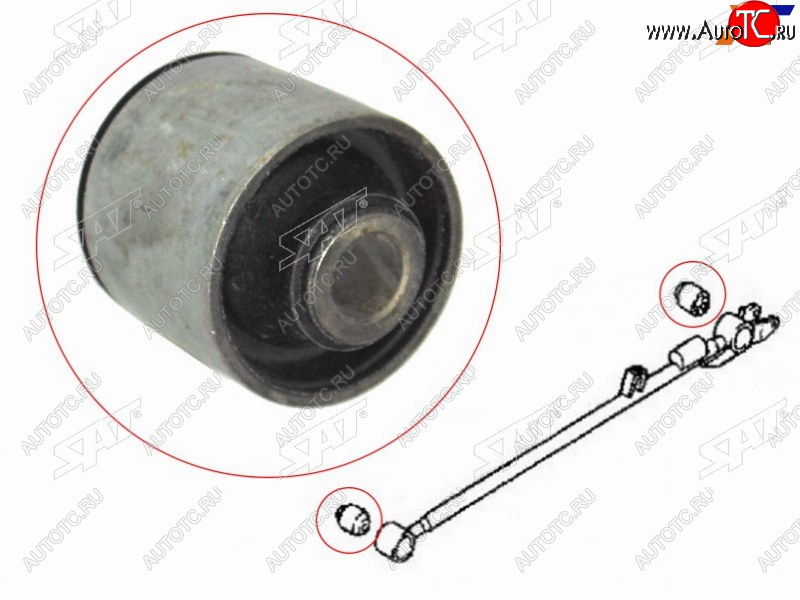 359 р. Сайлентблок задней нижней продольной тяги FR SAT  Daihatsu Terios  J102,J122 (2000-2005), Toyota Cami  J100 (1999-2006)  с доставкой в г. Керчь