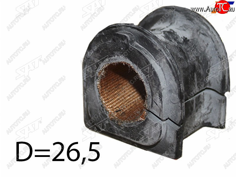257 р. Втулка переднего стабилизатора D=26.5 SAT  Toyota Crown ( S180,  S200) - Mark X  X120  с доставкой в г. Керчь