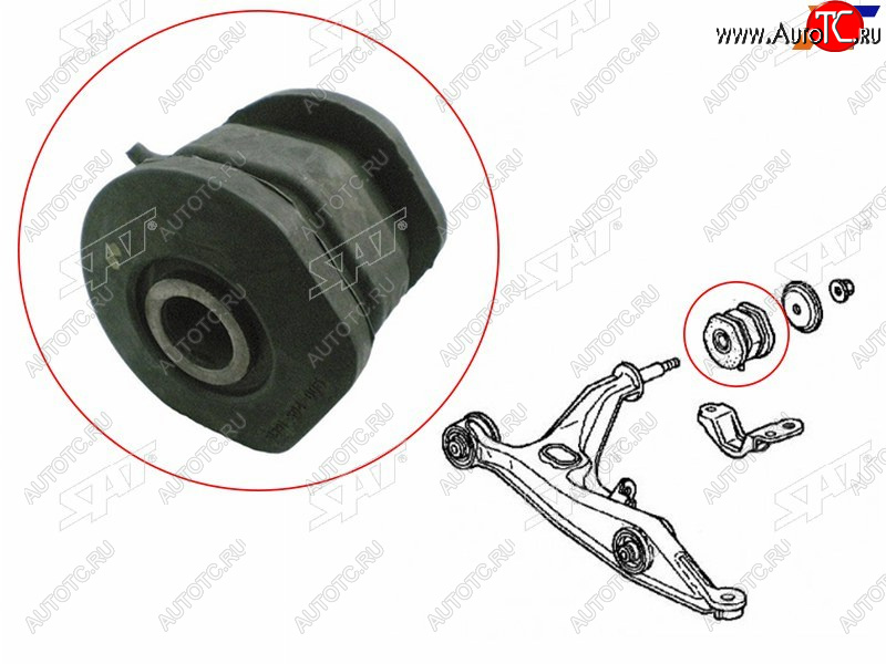 439 р. Сайлентблок Honda Civic 95-00  Civic Ferio 95-00  CR-V 95-01  Stepwgn 96-05 (Перед) SAT ST-51391-S04-005  с доставкой в г. Керчь