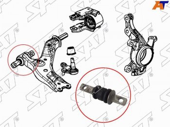 Сайлентблок Honda CR-V 11-18 SAT ST-51392-T0T-H01