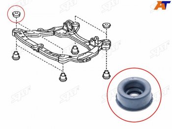 231 р. Сайлентблок Toyota Harrier (XU30) 03-13  Lexus RX 03-15  Toyota Highlander 00-07  Kluger V 00-07 SAT ST-52213-28020  с доставкой в г. Керчь. Увеличить фотографию 2