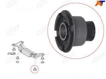 369 р. Сайлентблок задней балки TOYOTA CAMRY 01-15HARRIER 03-12HIGHLANDERKLUGER 00-13WINDOM 01-06LEXUS SAT ST-52272-33040  с доставкой в г. Керчь. Увеличить фотографию 2
