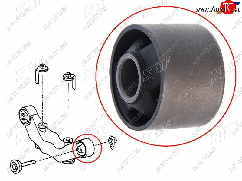 629 р. Сайлентблок Toyota Allion (T260) 07-21  Harrier (XU10,XU30) 97-13  Premio 07-21  Wish 03-17  Lex SAT ST-52380-48040B  с доставкой в г. Керчь