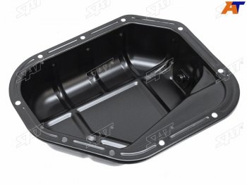1 499 р. Поддон масляный HYUNDAI SANTA FE 00-06 TUCSON 04-09 KIA SPORTAGE 06-10 SAT ST-528-0005  с доставкой в г. Керчь. Увеличить фотографию 1