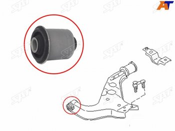 399 р. Сайлентблок Nissan Pathfinder 95-04  Terrano 95-02  Infiniti QX4 96-03  Nissan Elgrand 97-02 SAT ST-54560-0W000  с доставкой в г. Керчь. Увеличить фотографию 2