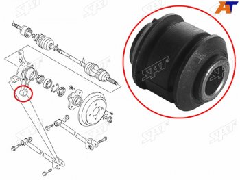 Сайлентблок Nissan Primera 90-02  Sunny 90-00  Bluebird 91-01  Pulsar 90-94 SAT ST-55120-4M700-U