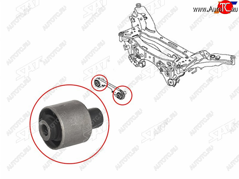 639 р. Сайлентблок Nissan Qashqai 06-22  X-Trail 13-22  Renault Kaptur 16-20  Nissan Dualis 07-14  Qash SAT ST-55419-JD60C  с доставкой в г. Керчь