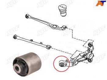 Сайлентблок Nissan AD 99-02  Wingroad 99-05  Mazda Familia 98-08  Nissan Expert 99-06  Liberty 9 SAT ST-55501-WA005B