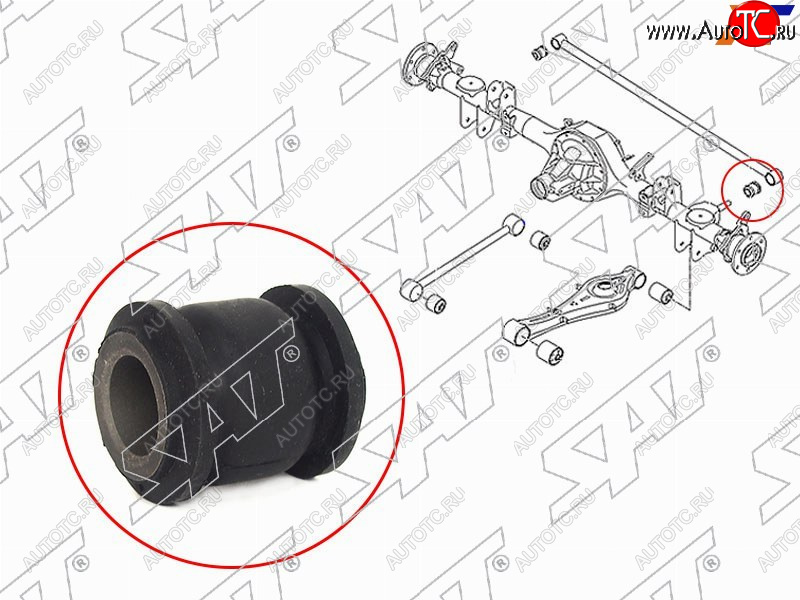 171 р. Сайлентблок Kia Sorento 02-09  Hyundai Grand Starex 07-22  H1 07-22  Starex 07-17 SAT ST-55630-4H000  с доставкой в г. Керчь