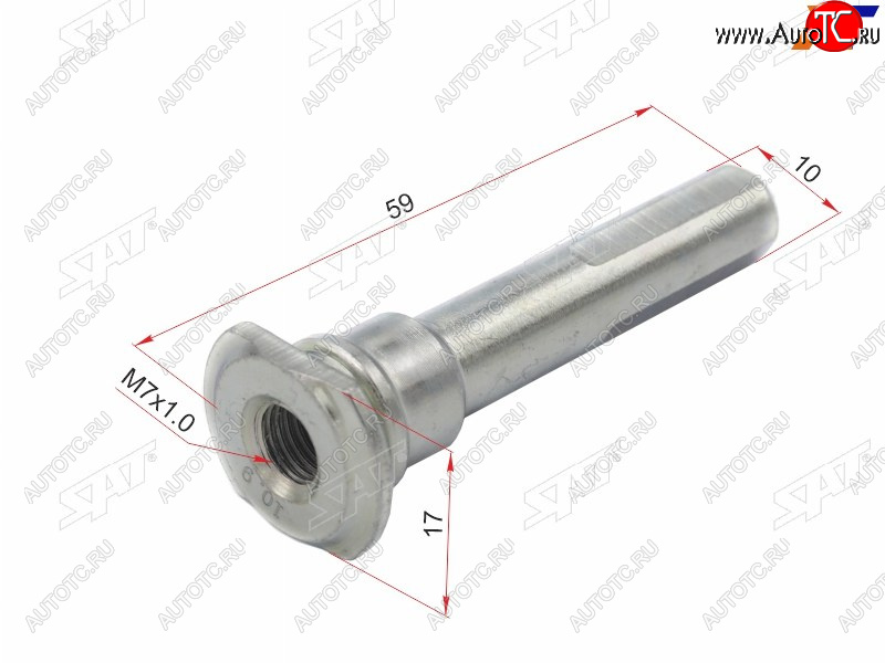 107 р. Направляющая суппорта FR HYUNDAI SANTA FE 00-06TERRACAN 01-TIBURON 96- SAT ST-58161-33000  с доставкой в г. Керчь