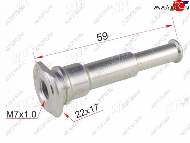 107 р. Направляющая суппорта FR HYUNDAI SANTA FE 00-06TERRACAN 01-TIBURON 96- SAT ST-58162-33000  с доставкой в г. Керчь