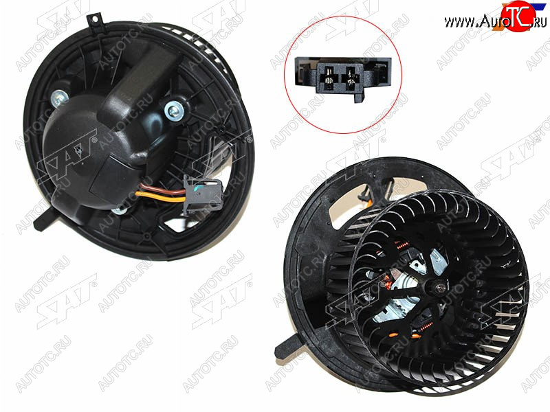 4 599 р. Мотор отопителя салона BMW 1-Series 04-12  3-Series 05-14  X1 09-15  X3 10-17 SAT ST-64119227670  с доставкой в г. Керчь