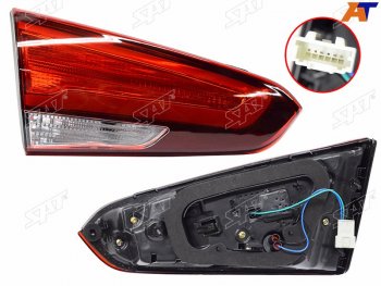 Левый фонарь в крышку багажника (LED) SAT KIA Cerato  3 YD (2016-2019) рестайлинг седан