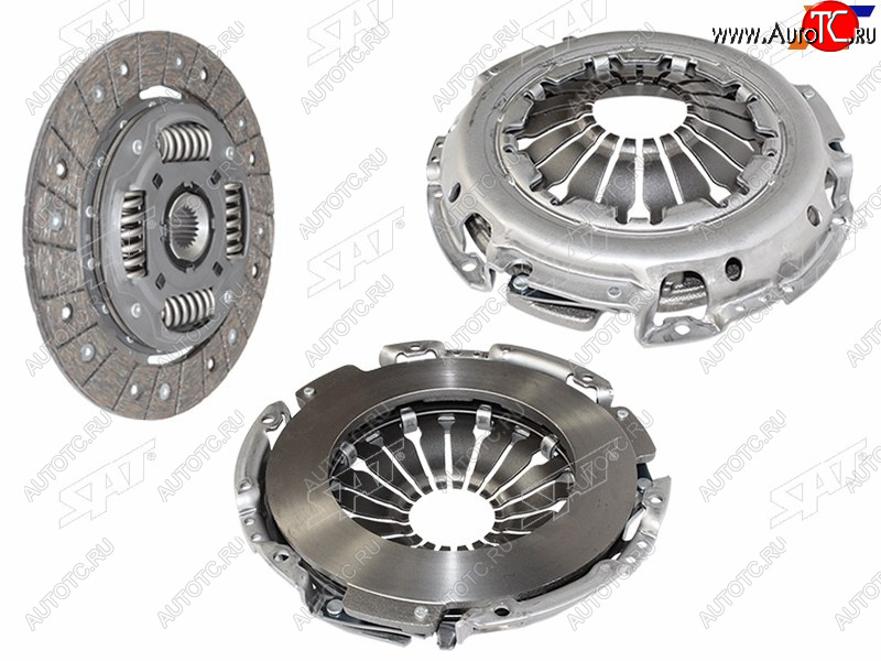 7 849 р. Комплект сцепления RENAULT DUSTER 1.6 10-MEGANE 1.6 08-CLIO 1.6 08- SAT ST-7701477462  с доставкой в г. Керчь