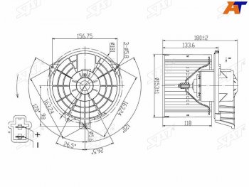 Мотор отопителя салона Honda Civic 05-12 SAT ST-79310-SMG-G41