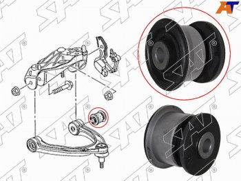 439 р. Сайлентблок Audi Q7 05-15  Volkswagen Touareg 02-18  Porsche Cayenne 02-10  Panamera 09-16 SAT ST-7L0407077  с доставкой в г. Керчь. Увеличить фотографию 1