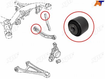 Сайлентблок Audi Q7 05-15  Volkswagen Touareg 02-18 SAT ST-7L0505398B