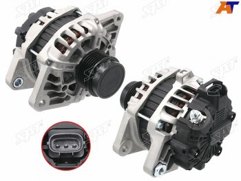 12 199 р. Генератор HYUNDAI I30 12-17IX20 15-19KIA RIO 12-15CEED 1.41.6 12-18 G4F# 12V 90A                 SAT ST-85-0056  с доставкой в г. Керчь. Увеличить фотографию 2