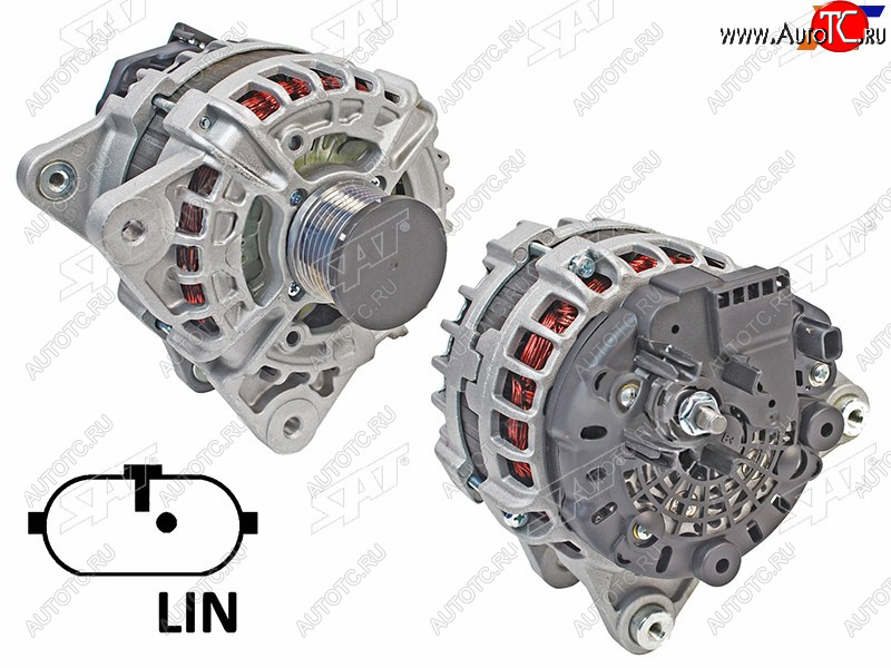 16 599 р. Генератор RENAULT KAPTUR 1.6 14V 150A 16- H4MMEGANE 1.2 16- H5F408NISSAN QASHQAI 1.2 13- HR12DDTX SAT ST-85-0013  с доставкой в г. Керчь