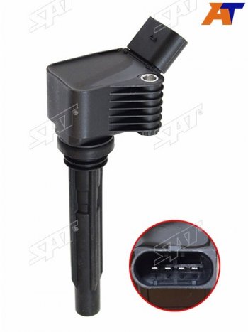 1 569 р. Катушка зажигания AUDI A1A3A4A5A6A7Q3Q5Q7TTSKODA OCTAVIA IIISUPERB IIIVOLKSWAGEN GOLF VI SAT ST-86-0029  с доставкой в г. Керчь. Увеличить фотографию 3