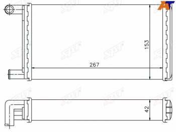 Радиатор отопителя салона MERCEDES G-CLASS 79-T1 77-96 (трубчатый) SAT ST-87-0038