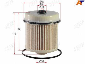 379 р. Фильтр топливный ISUZU FORWARD 4HK6HKELF NHRNKRNPRNQR 4HK4JJ1NISSAN ATLAS 4JJ1 07-13          SAT ST-8-98203-599-0  с доставкой в г. Керчь. Увеличить фотографию 2
