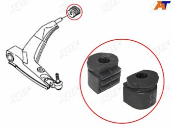 Сайлентблок Chevrolet Lanos 05-09  Daewoo Lanos 97-08  Nexia 94-16  ЗАЗ Ланос 08-16 SAT ST-90235040