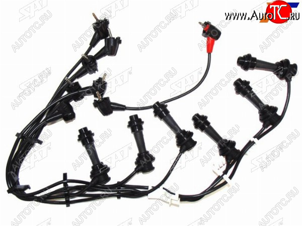 2 199 р. Провода высоковольтные TOYOTA MARK2CHASER 92-96 1-2JZGE (кругл. резин.) SAT ST-90919-21561  с доставкой в г. Керчь