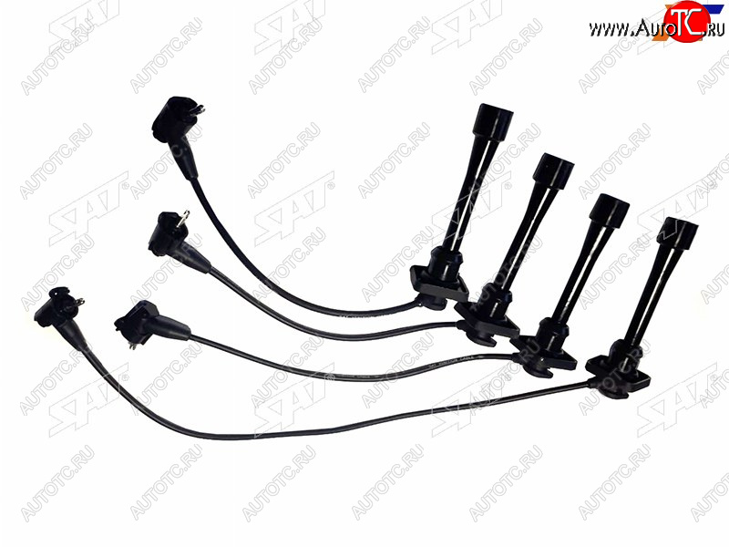 1 499 р. Провода высоковольтные TOYOTA 4A7A-FE 96- (квадрат. резин.) SAT ST-90919-22381  с доставкой в г. Керчь