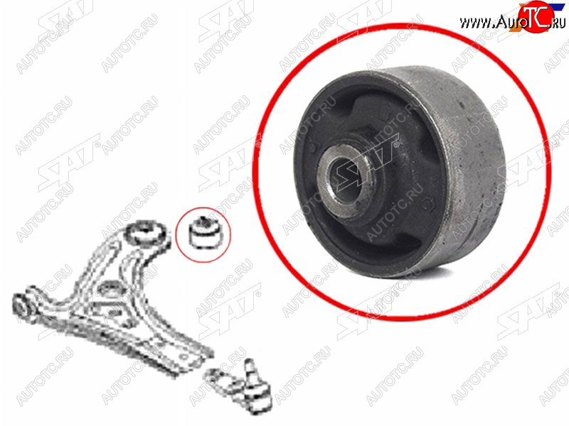 349 р. Сайлентблок Chevrolet Aveo 02-11  Kalos 03-08  Daewoo Kalos 02-08  Ravon Nexia R3 16-20 SAT ST-96535088  с доставкой в г. Керчь