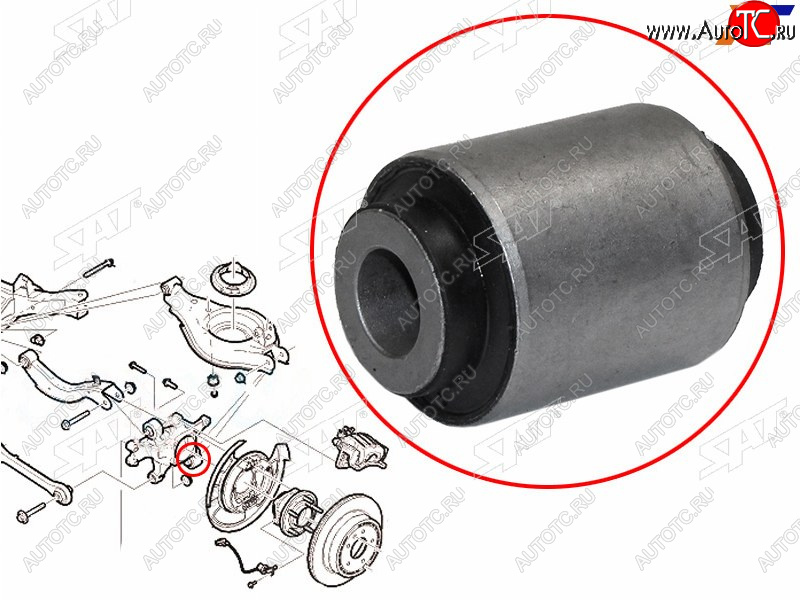 539 р. Сайлентблок Chevrolet Captiva 06-15  Opel Antara 06-15  Daewoo Winstorm 06-10 SAT ST-96626434-B2  с доставкой в г. Керчь