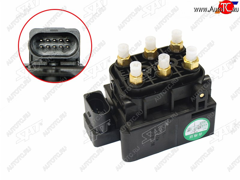 10 199 р. Блок клапанов пневмоподвески MERCEDES-BENZ S-CLASS W221 05-13M-CLASS W164 05-W166 11-E-CLASS W211 SAT ST-A2123200358  с доставкой в г. Керчь